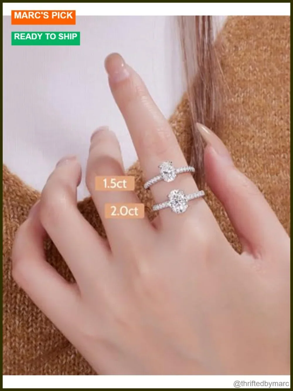 N/A elegant oval